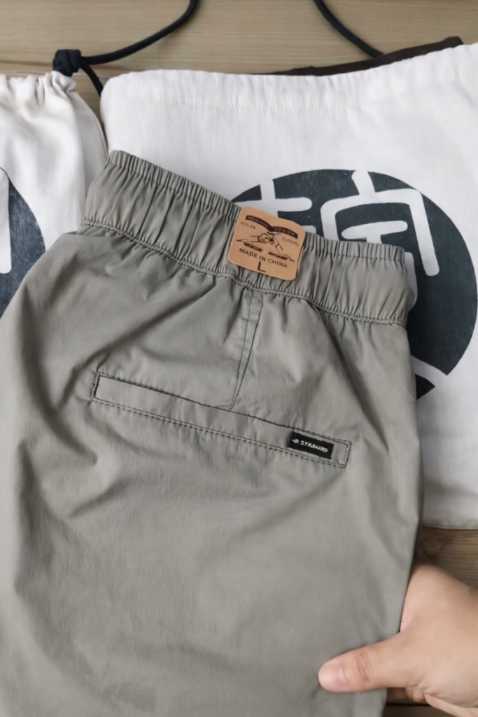 Men's Elastic Waistband Trousers | Breathable Casual Pants for Everyday Comfort