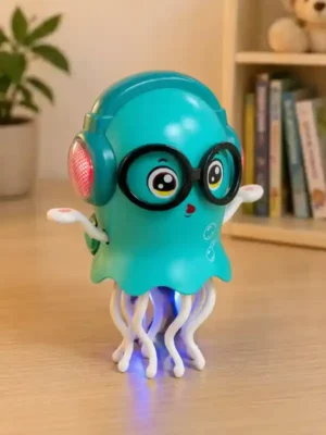 Adorable Pink Dancing Jellyfish Musical Toy with LED Lights & Sound Effects